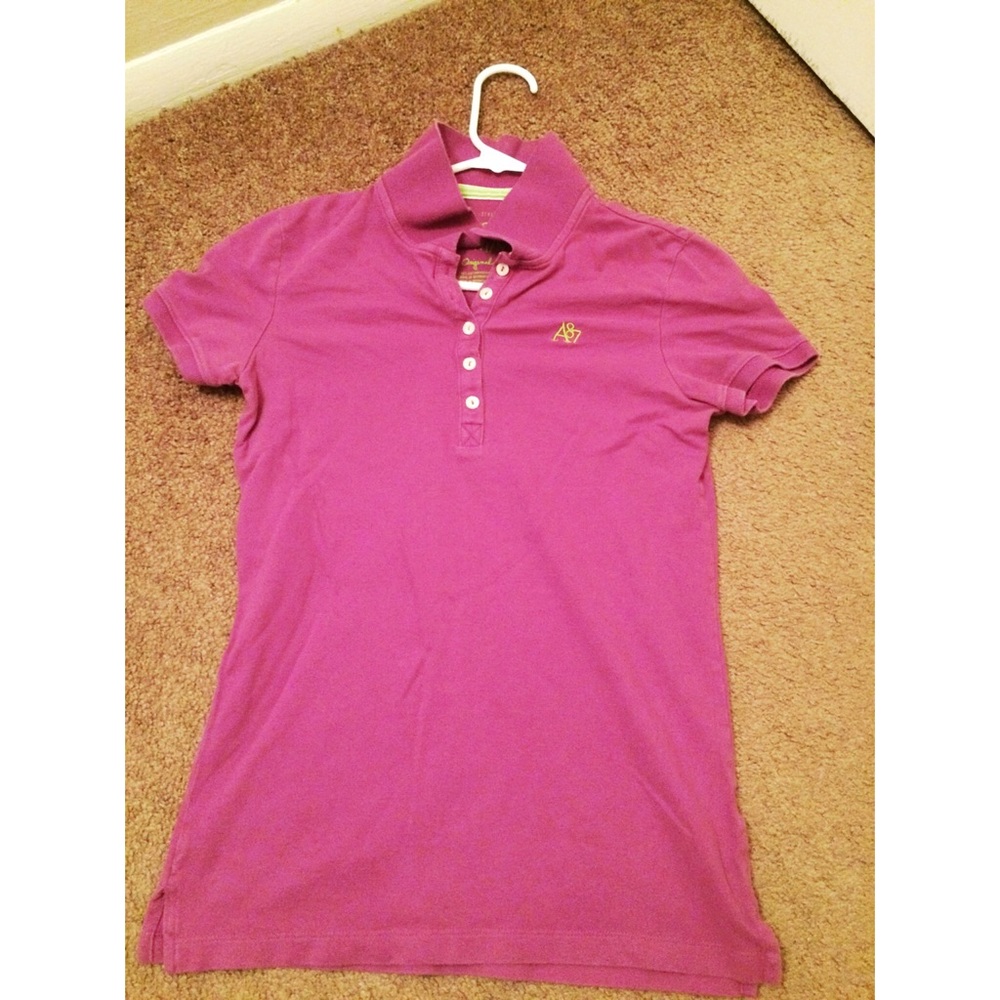 Aeropostale purple polo